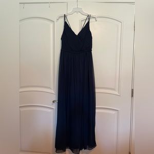 Bill Levkoff Navy Blue Gown Size 10